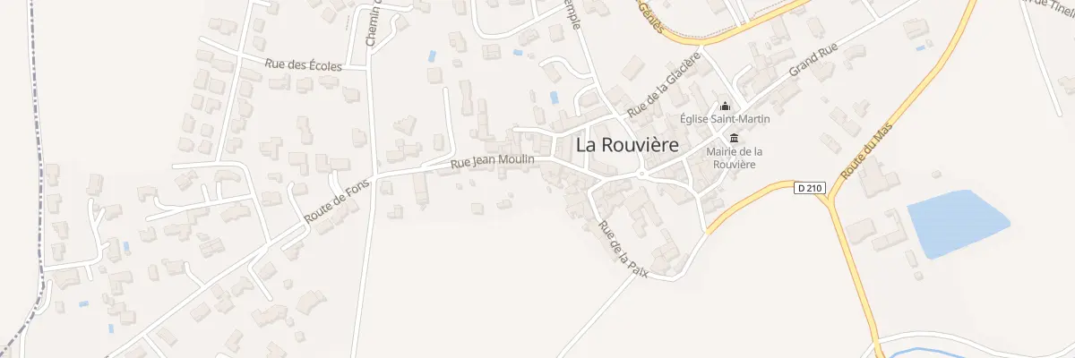 Plan du 13 Rue Jean Moulin à La Rouvière