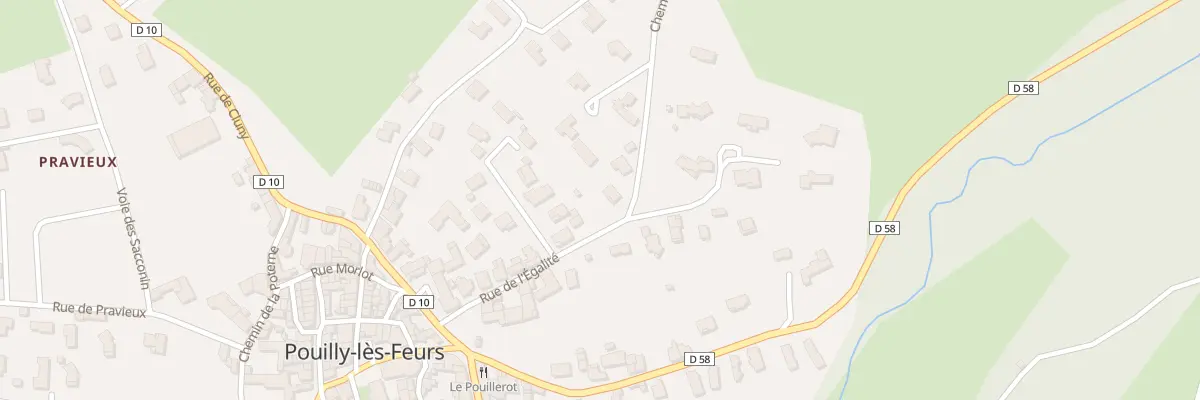 Plan du 181 Rue de l’Égalité à Pouilly-lès-Feurs