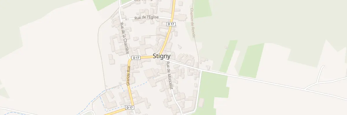 Plan du 3 Rue de la Poterne à Stigny