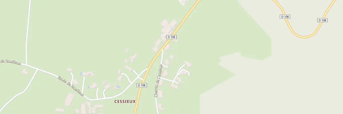 Plan du 3 Che de Cessieux à Chambles
