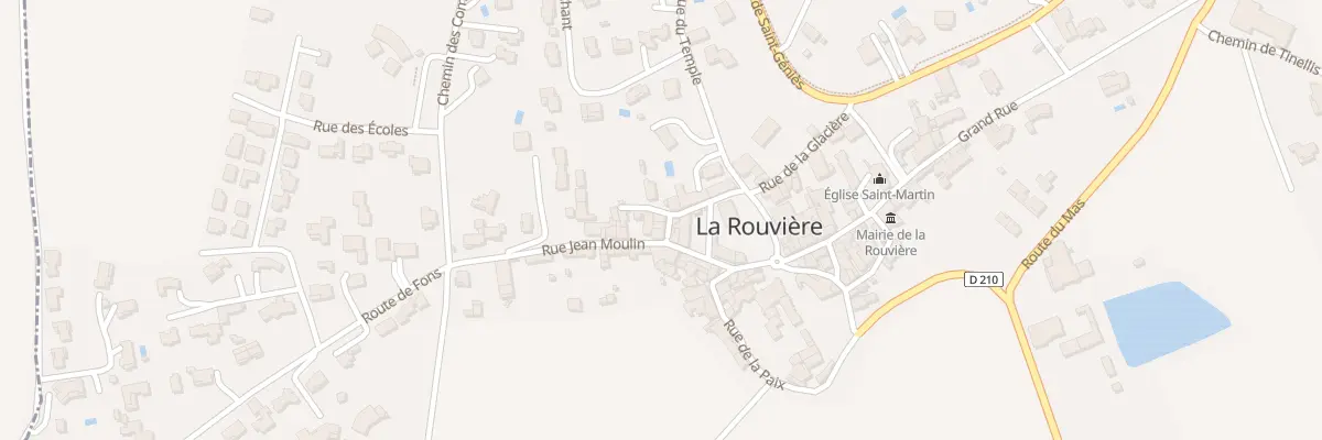 Plan du 1 Rue du Porche à La Rouvière