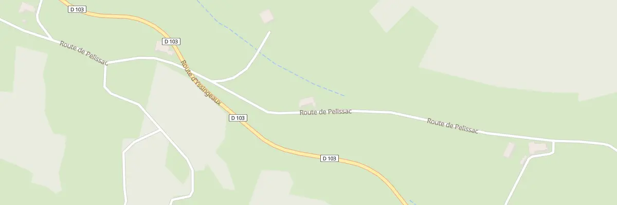 Plan du 857 Rte de Pélissac à Chenereilles