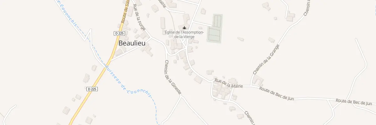 Plan du 330 Pl de la Mairie à Beaulieu