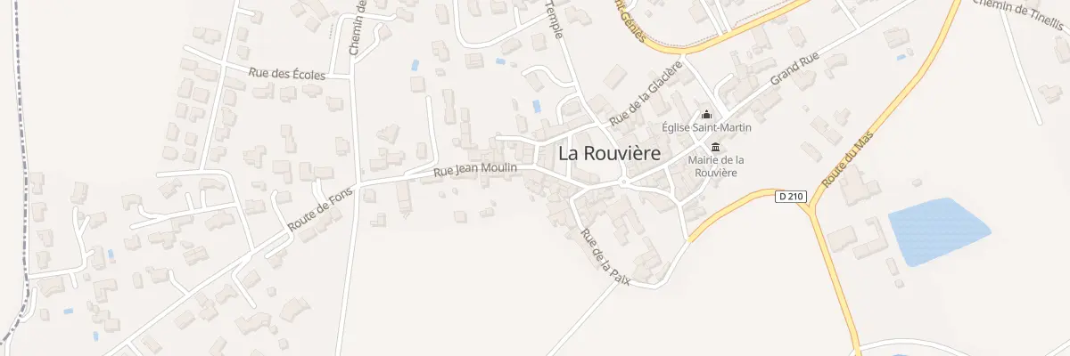Plan du 11 Rue Jean Moulin à La Rouvière
