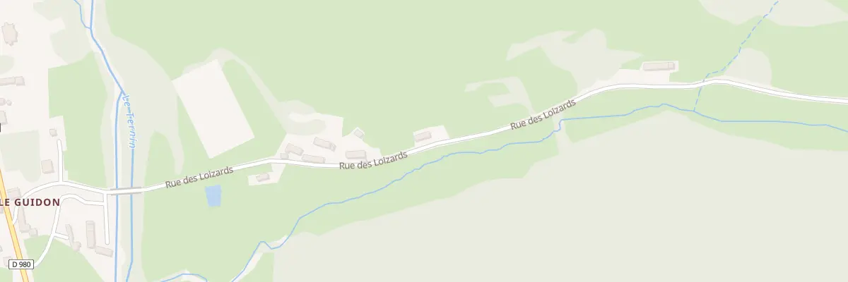 Plan du 517 Rue des Loizards à Chissey-en-Morvan