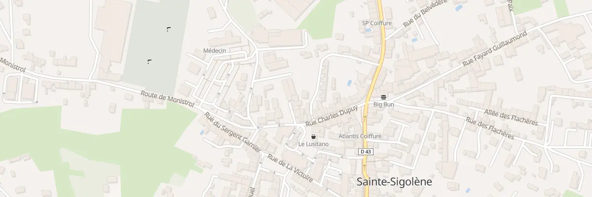 Plan du 2B Imp Jeanne d’Arc à Sainte-Sigolène