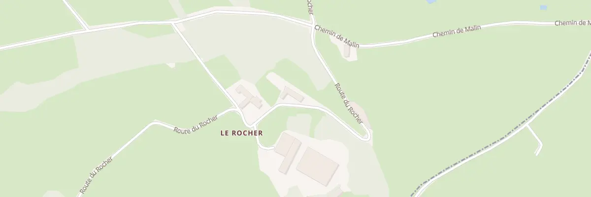 Plan du 5039 Le Rocher à Amanzé