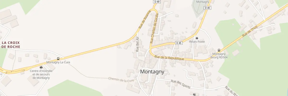 Plan du 12 Pl du Puits à Montagny