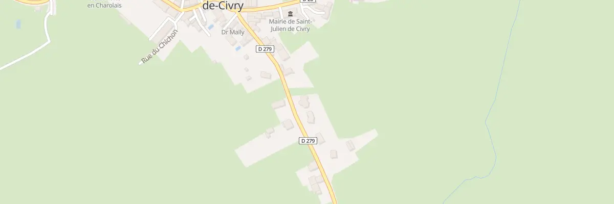 Plan du 177 Rte d’Amanzé à Saint-Julien-de-Civry