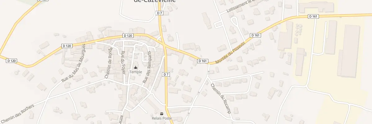 Plan du 64 Mte de Pissevin à Saint-Maurice-de-Cazevieille