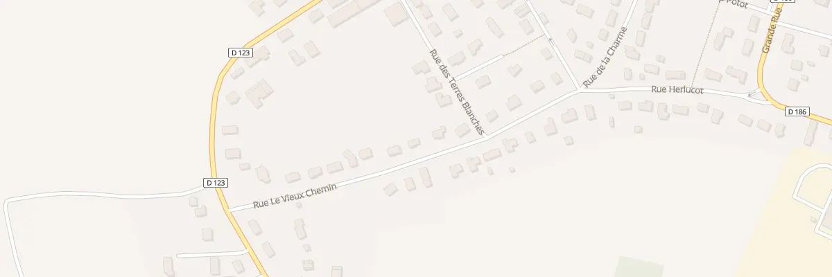 Plan du 16 Rue le Vieux Chemin à Courteranges
