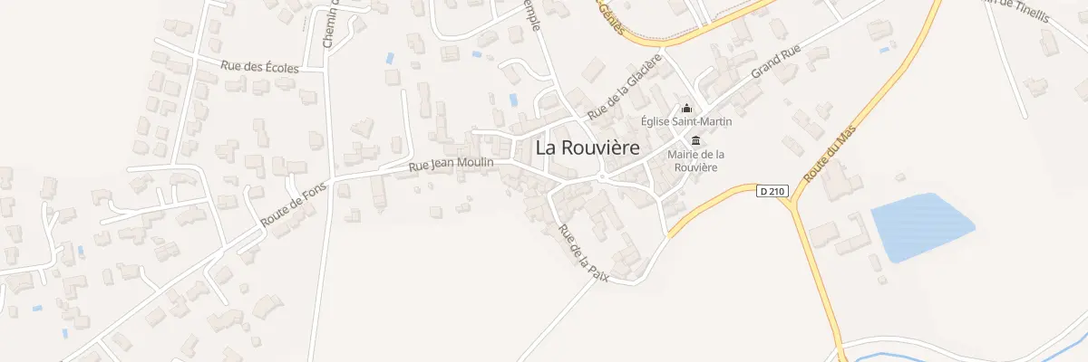 Plan du 3 Rue Jean Moulin à La Rouvière