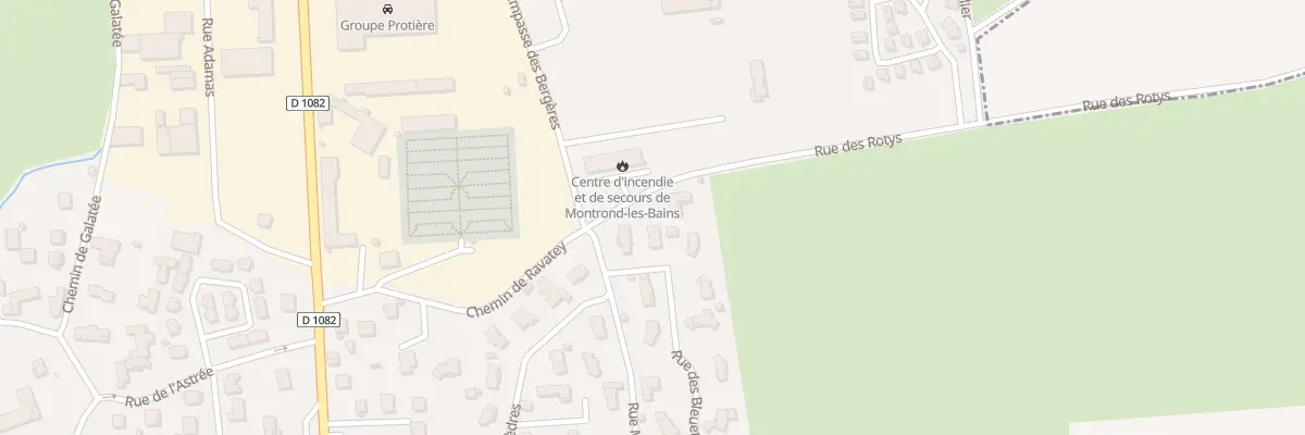 Plan du 254 Rue des Bleuets à Montrond-les-Bains