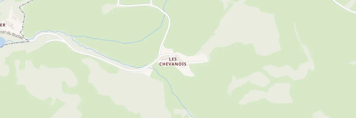 Plan du 5001 Les Chevanois à Uchon