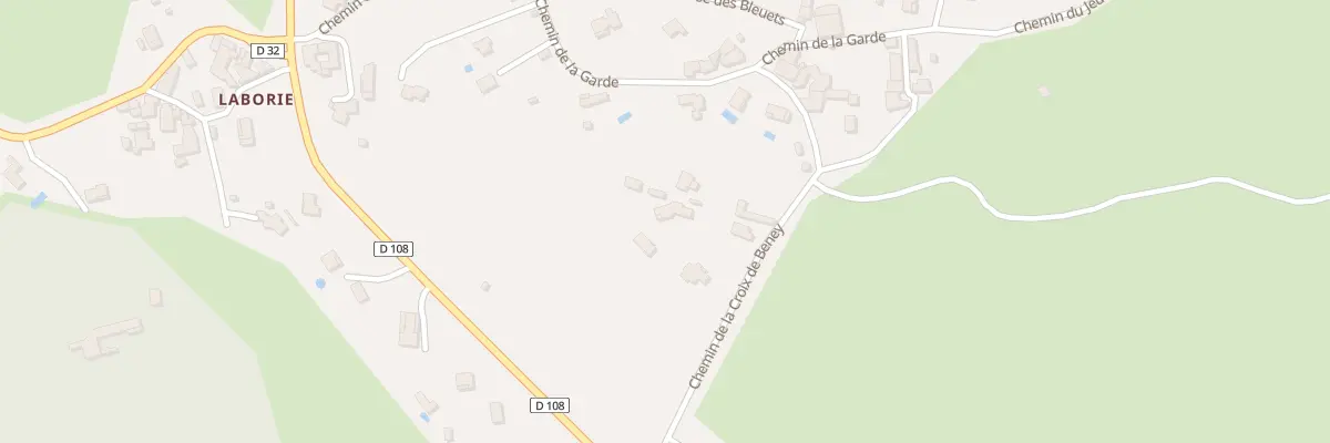 Plan du 166 Che de la Croix de Beney à Chambles