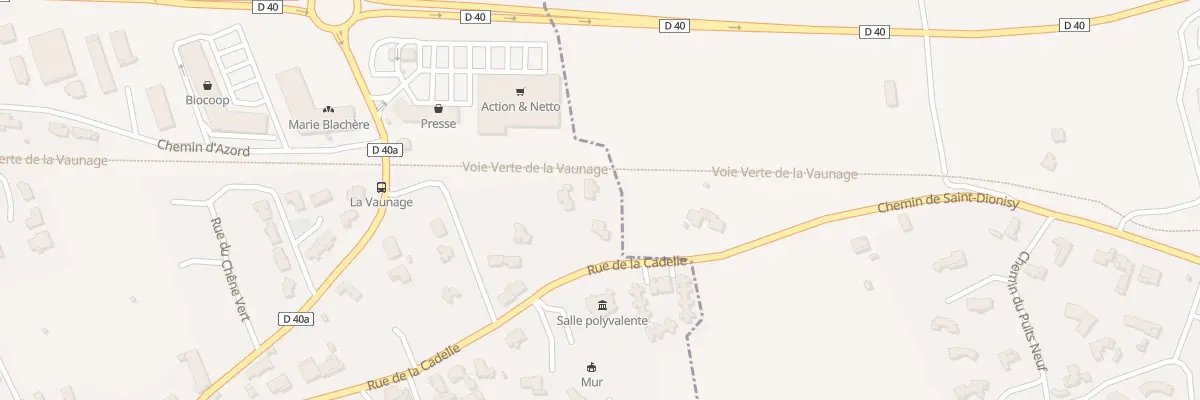 Plan du 8 Che des Espesses à Saint-Dionisy