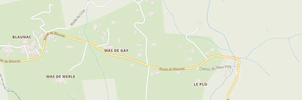 Plan du 5776 Hameau de Blaunac à Joannas