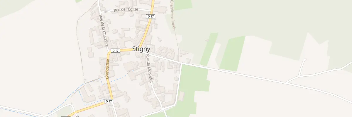 Plan du 11 Rue de la Poterne à Stigny