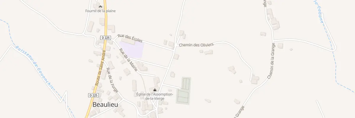 Plan du 5004 Le Village à Beaulieu