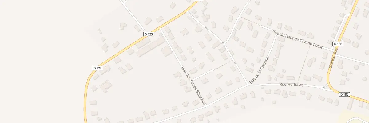 Plan du 11 Rue des Terres Blanches à Courteranges