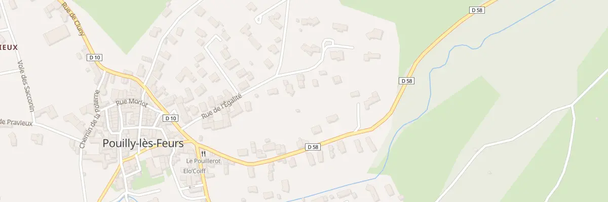Plan du 180 Rue de l’Égalité à Pouilly-lès-Feurs