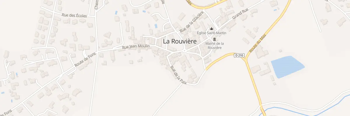 Plan du 15 Pl de la République à La Rouvière