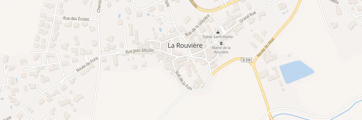 Plan du 1 Rue Jean Moulin à La Rouvière