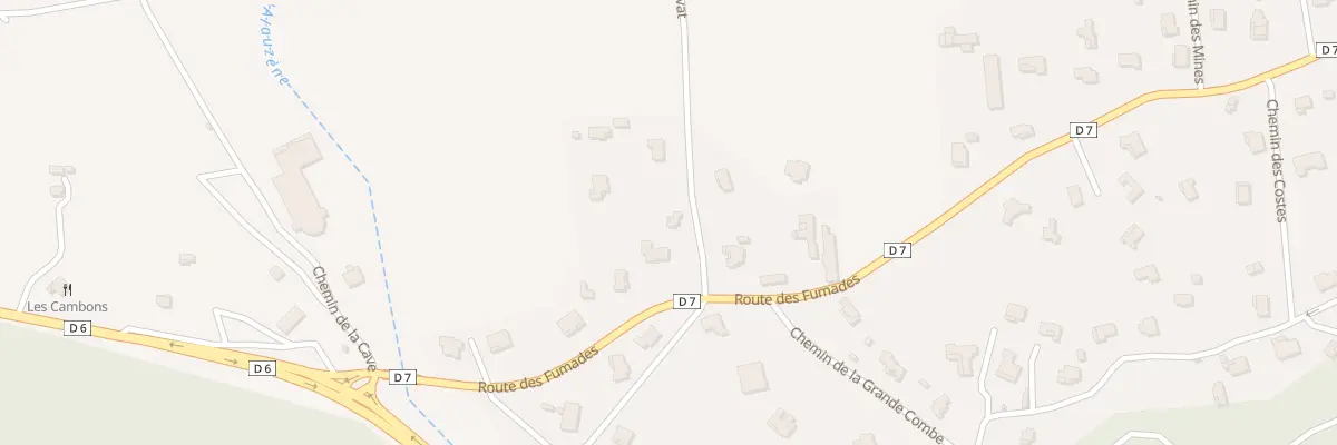 Plan du 51 Che du Ravat à Brouzet-lès-Alès