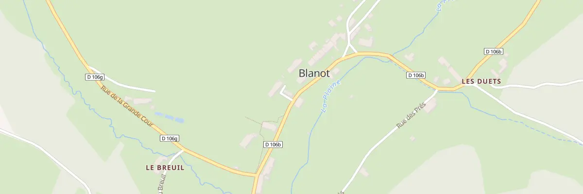 Plan du 5084 Blanot à Blanot