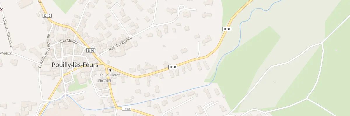 Plan du 213 Rue des Tisseurs à Pouilly-lès-Feurs
