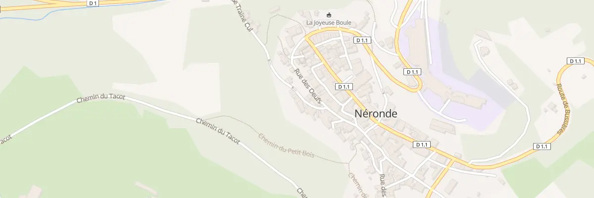 Plan du 7 Rue Traîne-Cul à Néronde