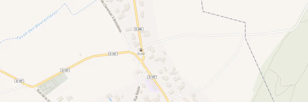 Plan du 38 Rte de Nages à Boissières