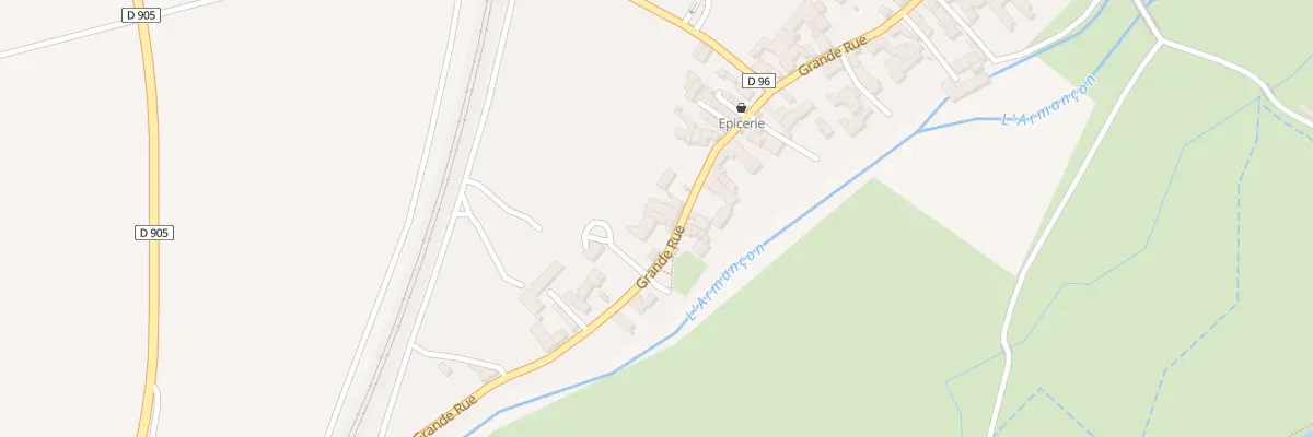 Plan du 13 Gr Grande Rue à Perrigny-sur-Armançon