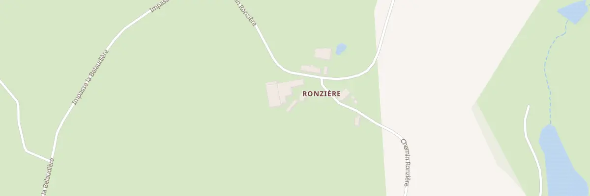 Plan du 2 Che Ronzière à Lay