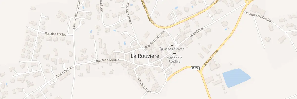 Plan du 12 Pl de la République à La Rouvière