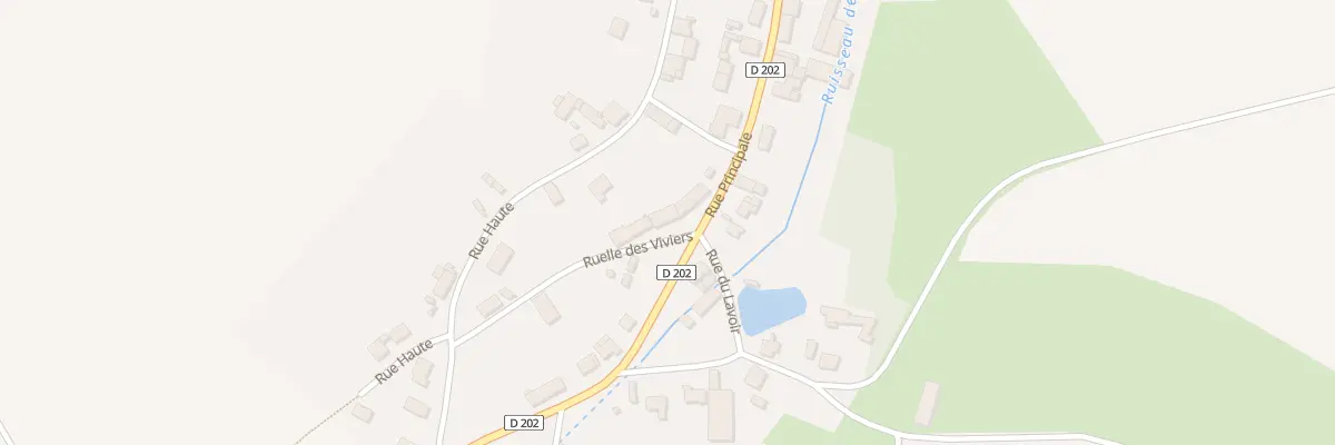 Plan du 2 Rle des Viviers à Remaucourt