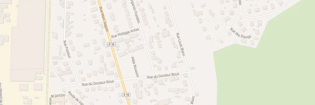 Plan du 19 Rue Benjamin Franklin à Feurs