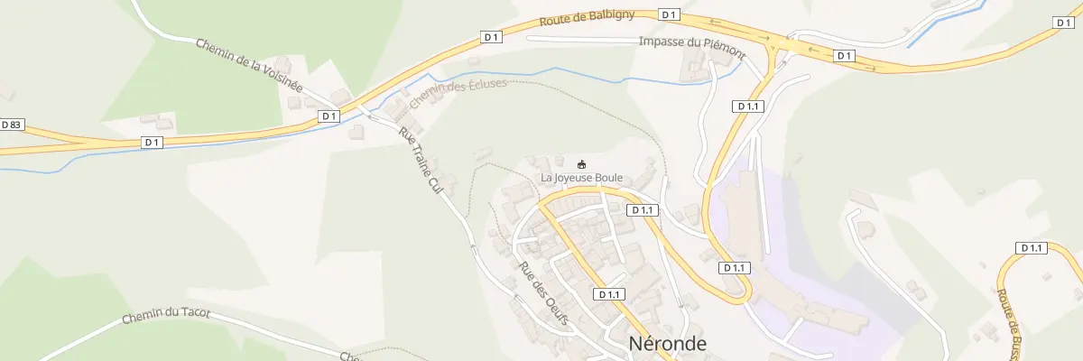 Plan du 2 Chem du Palud à Néronde