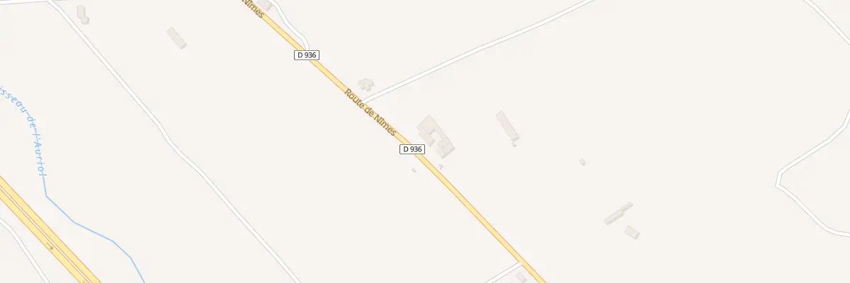 Plan du 3450 Rte Nationale 106 à Sauzet