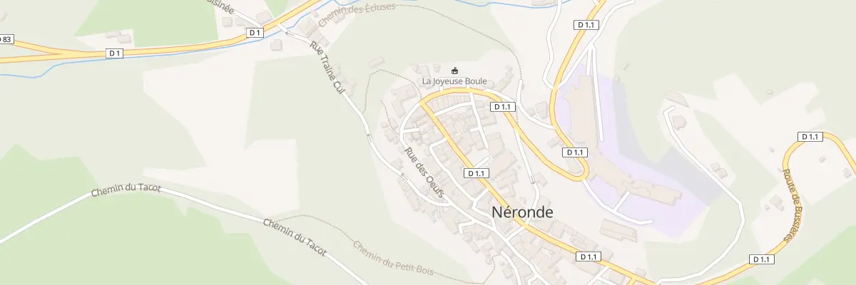 Plan du 13 Rue de l’Ancienne Cure à Néronde
