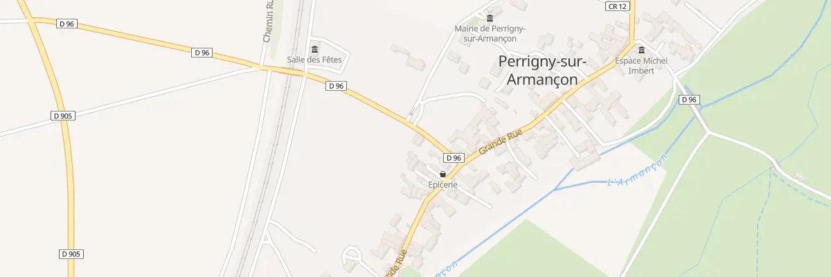 Plan du 1 Rle Biere à Perrigny-sur-Armançon