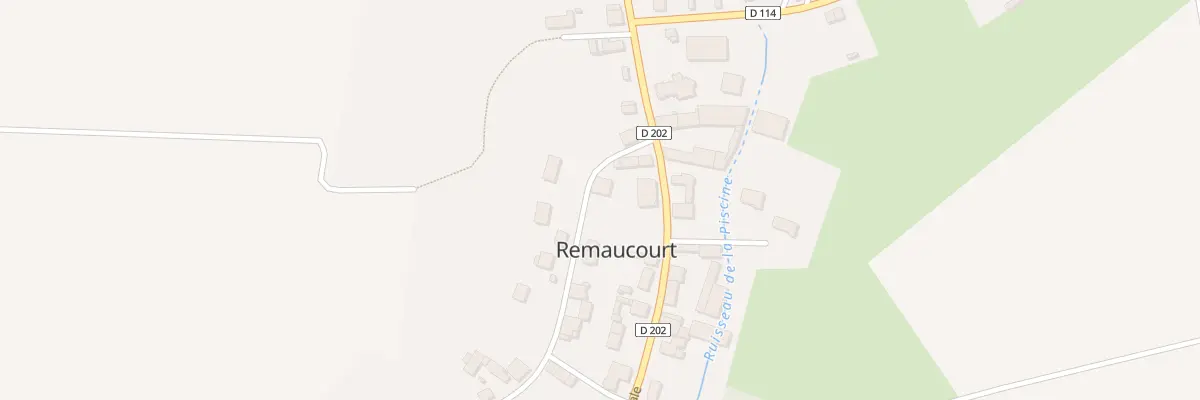 Plan du 18 Rue Haute à Remaucourt