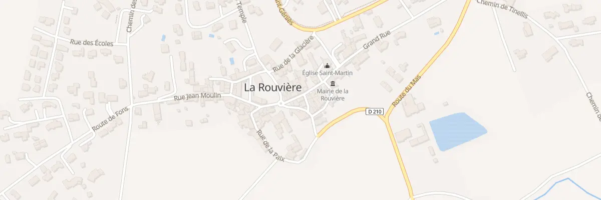 Plan du 5053 Le Village à La Rouvière