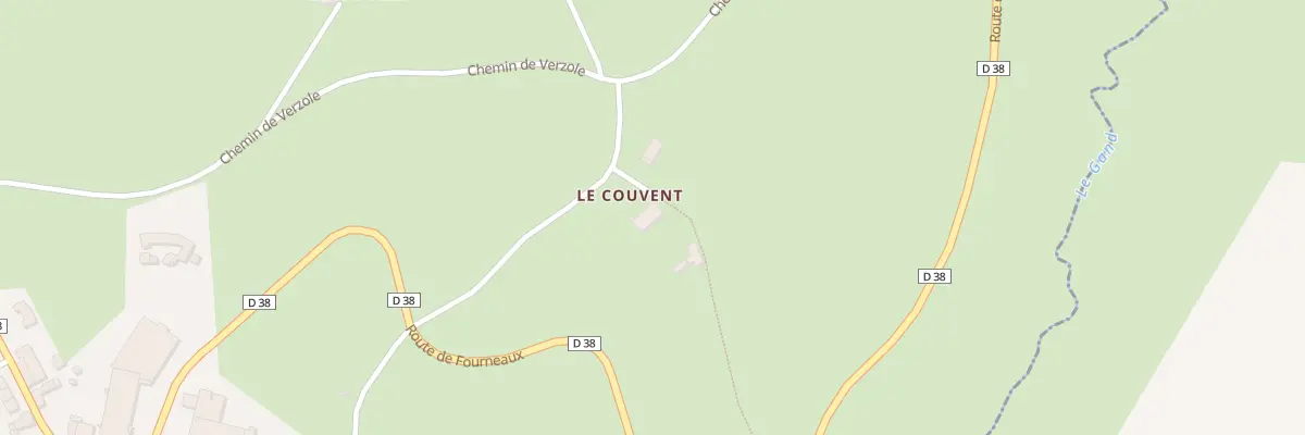 Plan du 190 Rte du Couvent à Croizet-sur-Gand