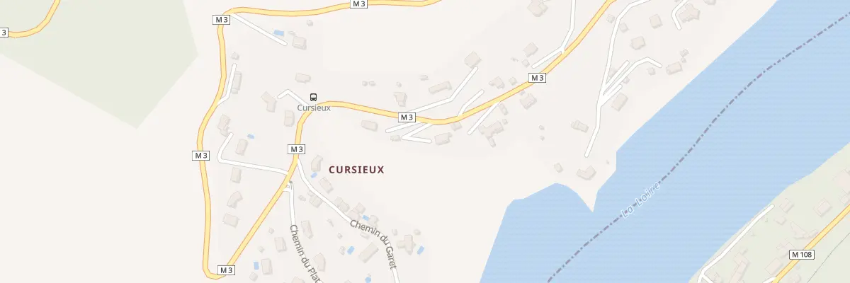 Plan du 121 Rte de Saint-maurice à Caloire