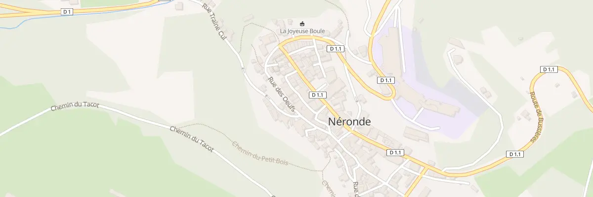 Plan du 7 Rue de l’Ancienne Cure à Néronde