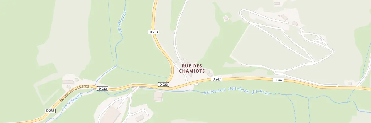 Plan du 35 Rte des Chamiats à Chissey-en-Morvan