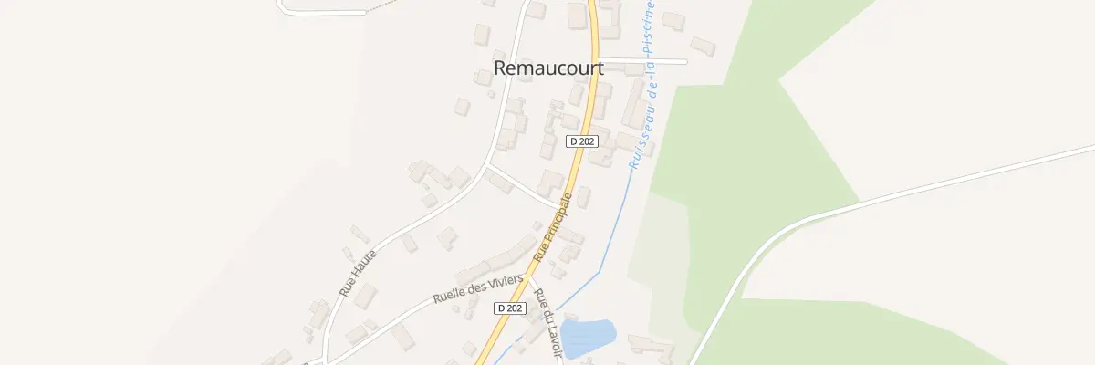 Plan du 19 Rue Principale à Remaucourt