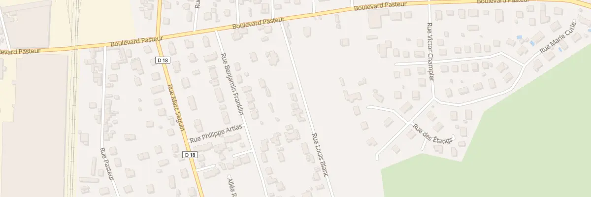 Plan du 8 Rue Louis Blanc à Feurs