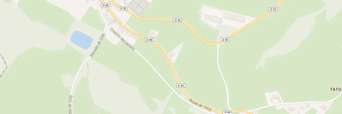 Plan du 325 Rte de Thizy à Jarnosse